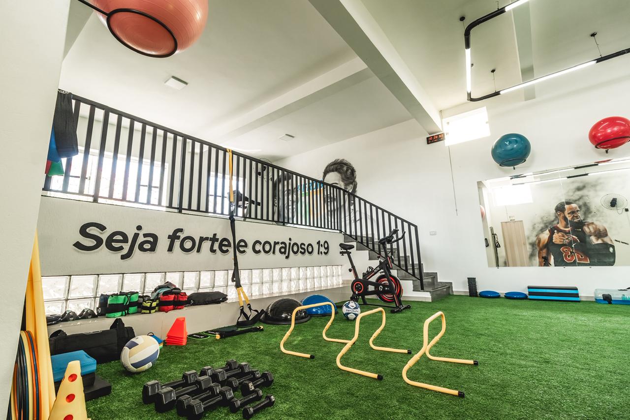 Área completa de treinamento da Fisio Pro